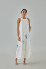 Penny Abstract Floral Jumpsuit