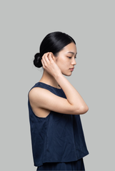 Celine Sleeveless Wide-Leg Jumpsuit