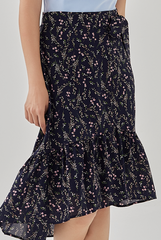 Lorna Floral High Low Skirt