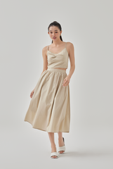 Ray High Waisted A-Line Skirt