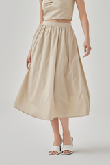 Ray High Waisted A-Line Skirt