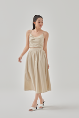 Ray High Waisted A-Line Skirt