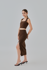 Kaeli Front Slit Pencil Skirt