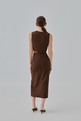 Kaeli Front Slit Pencil Skirt