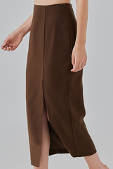 Kaeli Front Slit Pencil Skirt