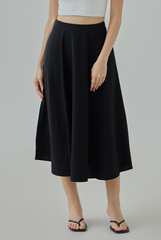 Lindia Flare Midi Skirt