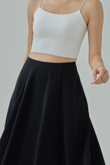 Lindia Flare Midi Skirt