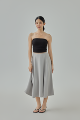Lindia Flare Midi Skirt