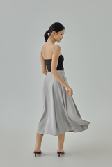 Lindia Flare Midi Skirt