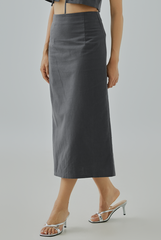 Ivey Back Slit Pencil Skirt
