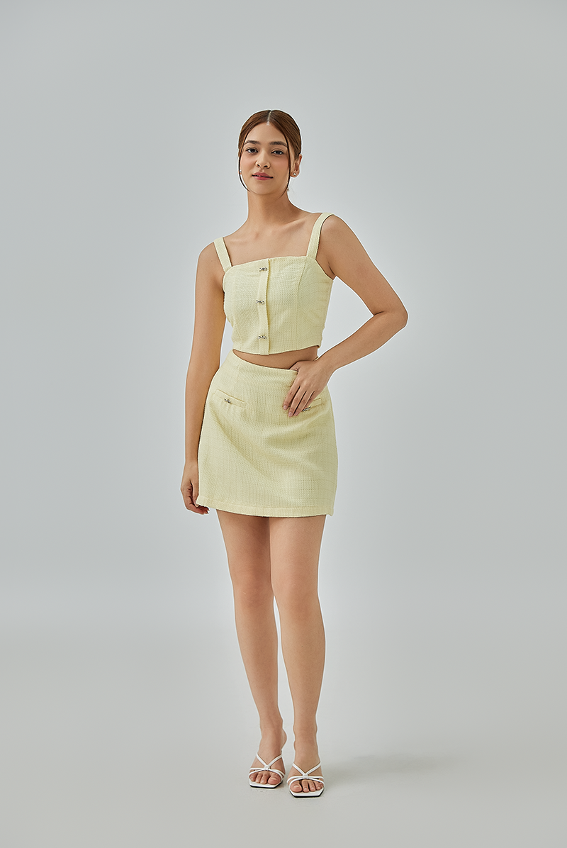Hope Tweed Mini Skirt