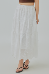 Baylee Embroidered Maxi Skirt