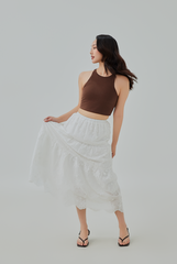 Baylee Embroidered Maxi Skirt