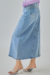 Anna Godet Denim Skirt