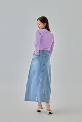 Anna Godet Denim Skirt