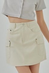 Cardine Utility Mini A-Line Skirt