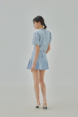 [B1F1] Liley Mini A-Line Denim Skirt