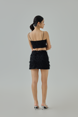 Ariana Feather Mini Skirt