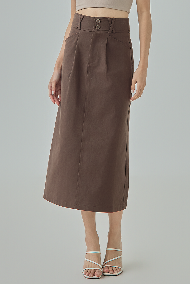 Harper Tailored Midi Skirt