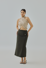 Evie Utility Midi Skirt