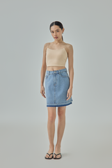 Clarice Mini Denim Skirt