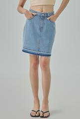 Clarice Mini Denim Skirt
