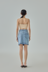 Clarice Mini Denim Skirt