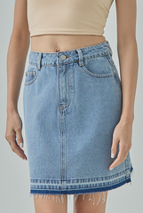 Clarice Mini Denim Skirt