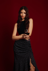 Mira Ruched Midi Skirt