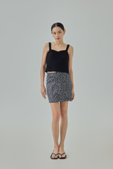 Brilie Floral Printed Mini Skirt