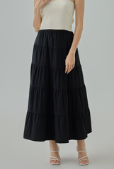 Octina Tiered Midi Skirt