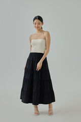 Octina Tiered Midi Skirt