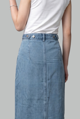 Sienna Classic Denim Midi Skirt
