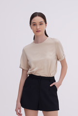 Jelani Tailored Shorts in Black