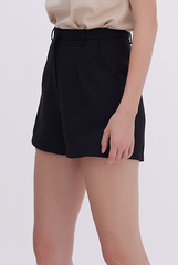 Jelani Tailored Shorts in Black