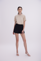 Jelani Tailored Shorts in Black