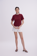 Jelani Tailored Shorts in White