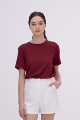 Jelani Tailored Shorts in White