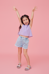 KIDS Indie Denim Shorts in Denim Blue