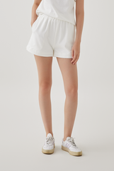 Cadey Elasticated Shorts in White