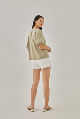 Fina Patch Pocket Shorts in White