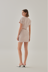 Laina A-Line Skort in Rose