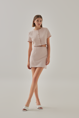 Laina A-Line Skort in Rose