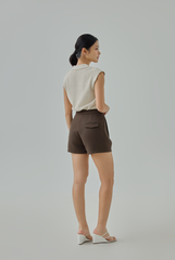 Kell Double Pleated Shorts