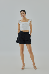 Morgan High Waisted Pleated Shorts