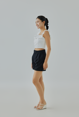 Morgan High Waisted Pleated Shorts