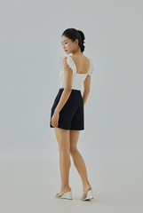 Morgan High Waisted Pleated Shorts