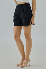 Morgan High Waisted Pleated Shorts