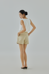 Morgan High Waisted Pleated Shorts