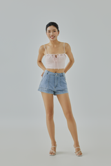 Zaelia Denim Shorts